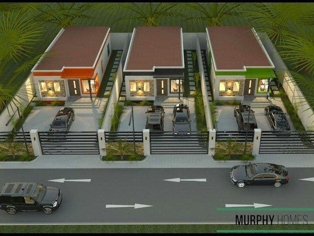 Duplex Villa Cluster house model reference by Prefab House Nepal