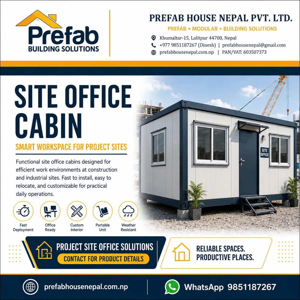 Modular Site Office System