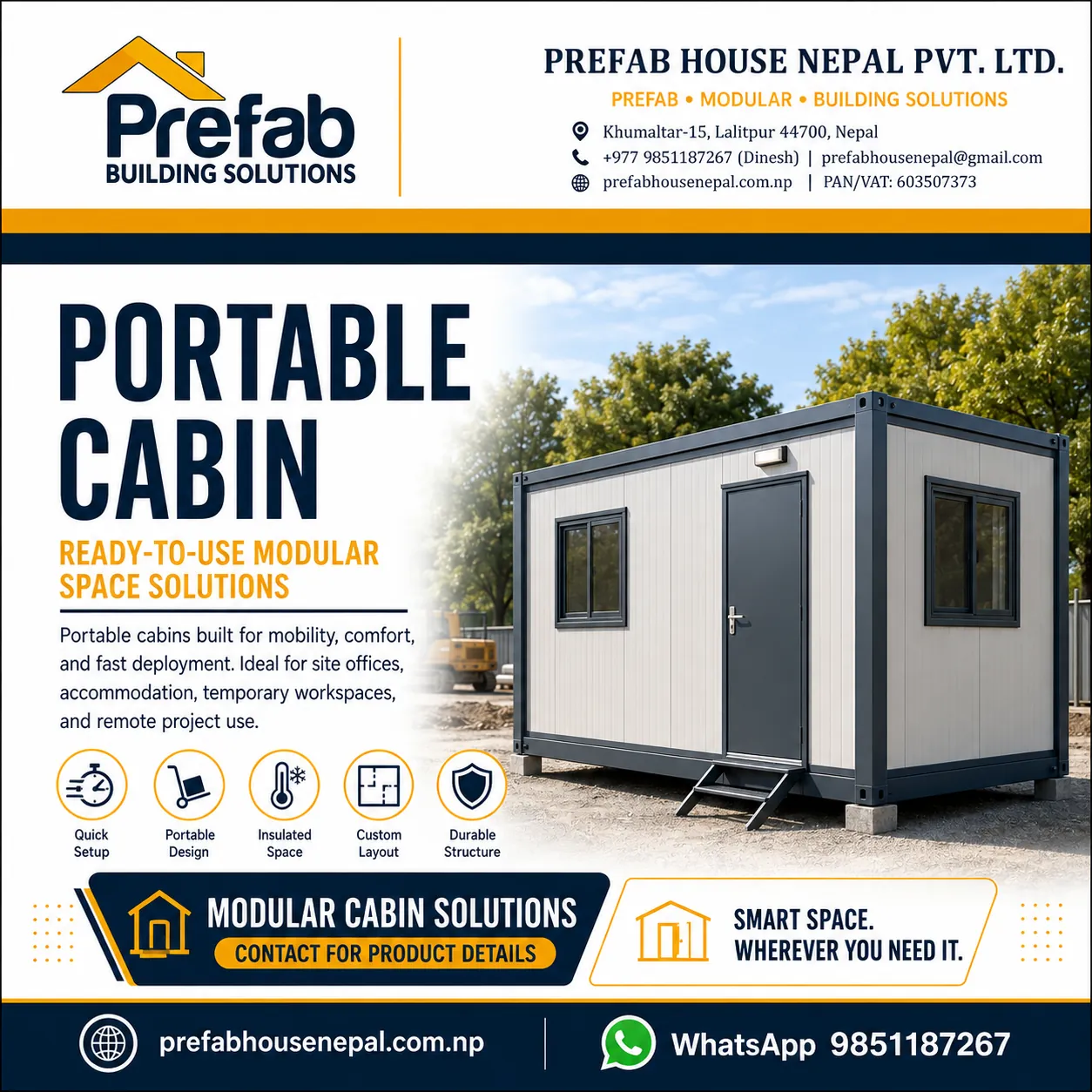 Modular Site Office System application view 1